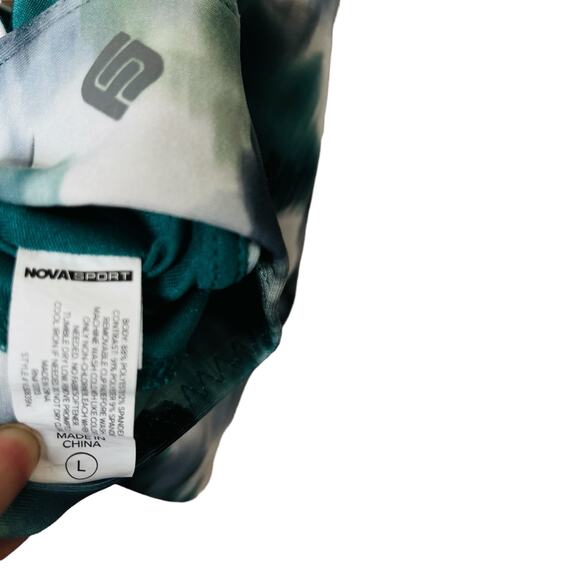 Nova Sport Malibu Hike Sports Bra & Active Leggings In Power Flex Mint - Picture 10 of 10